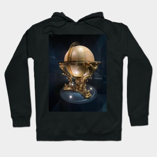 Terrestrial moving globe Hoodie